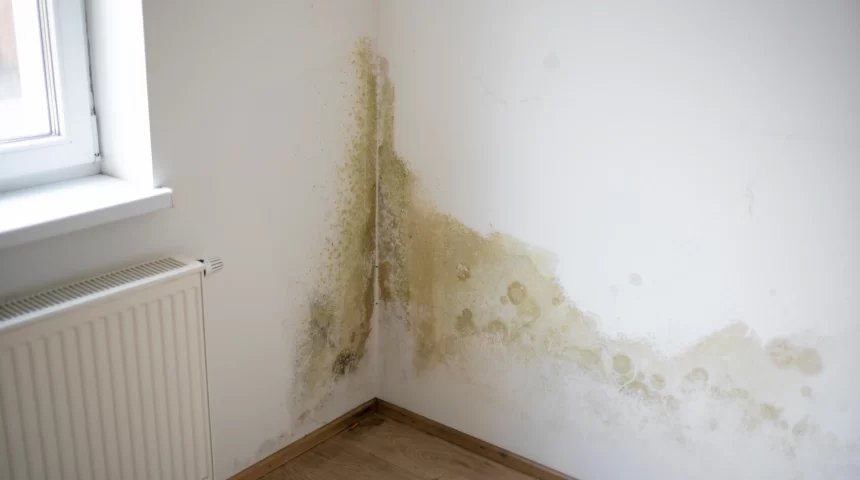 mold issues on the wall